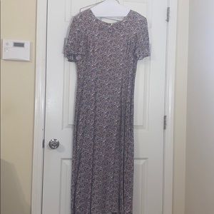 Vintage floral dress size 14